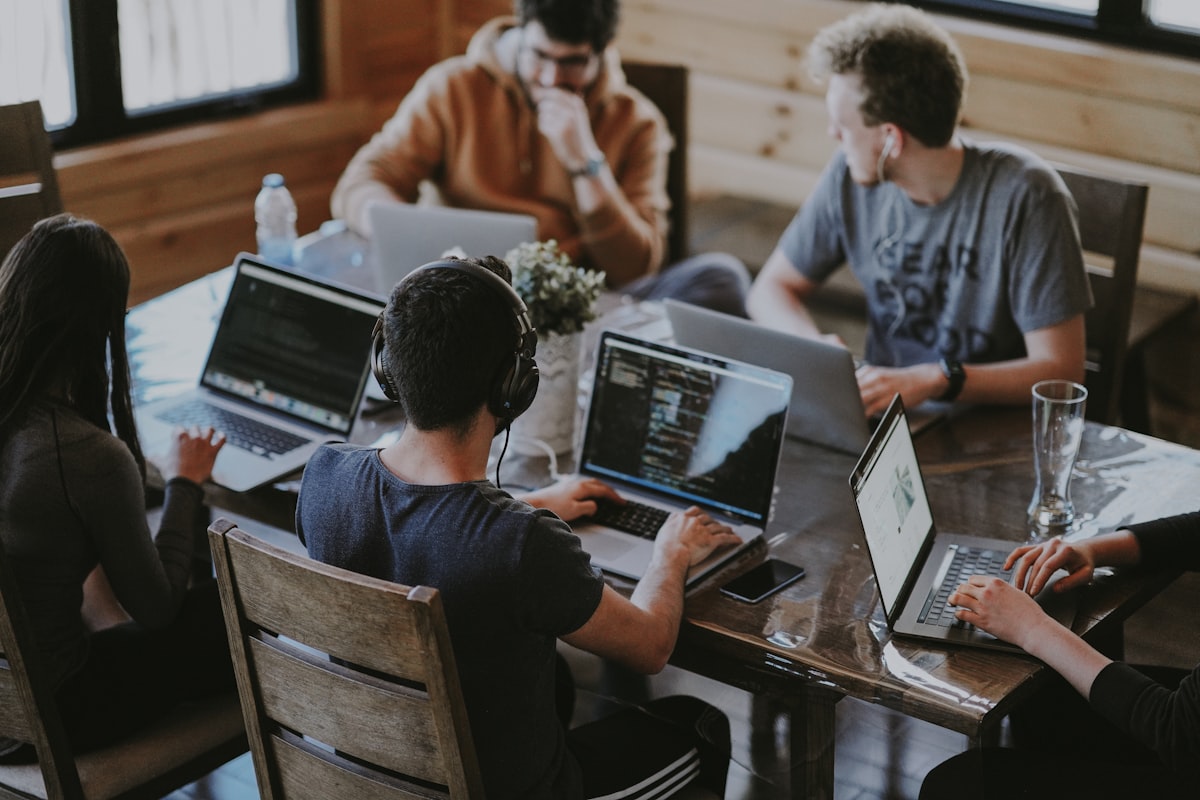 High-performing corporate team